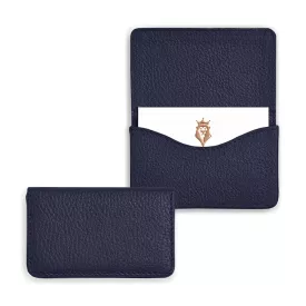 Business Card Case Dark Blue