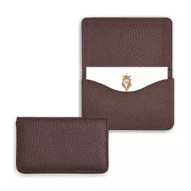 Business Card Case Brown